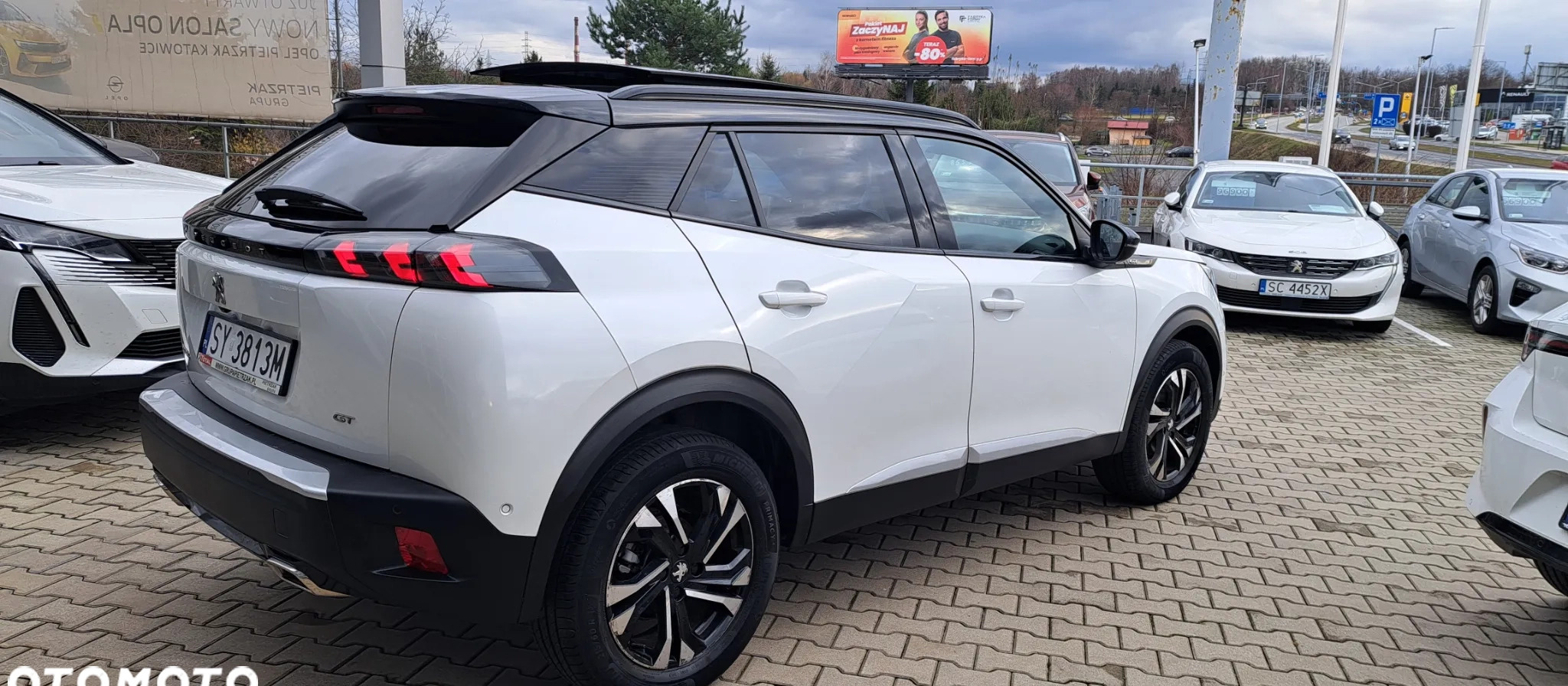 Peugeot 2008 cena 96666 przebieg: 19200, rok produkcji 2021 z Chełmek małe 92